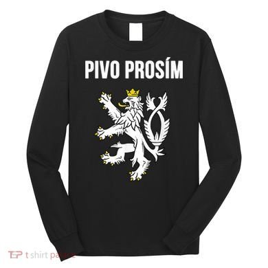 Beer Please In Czech Funny Czech Republic Souvenir Long Sleeve Shirt
