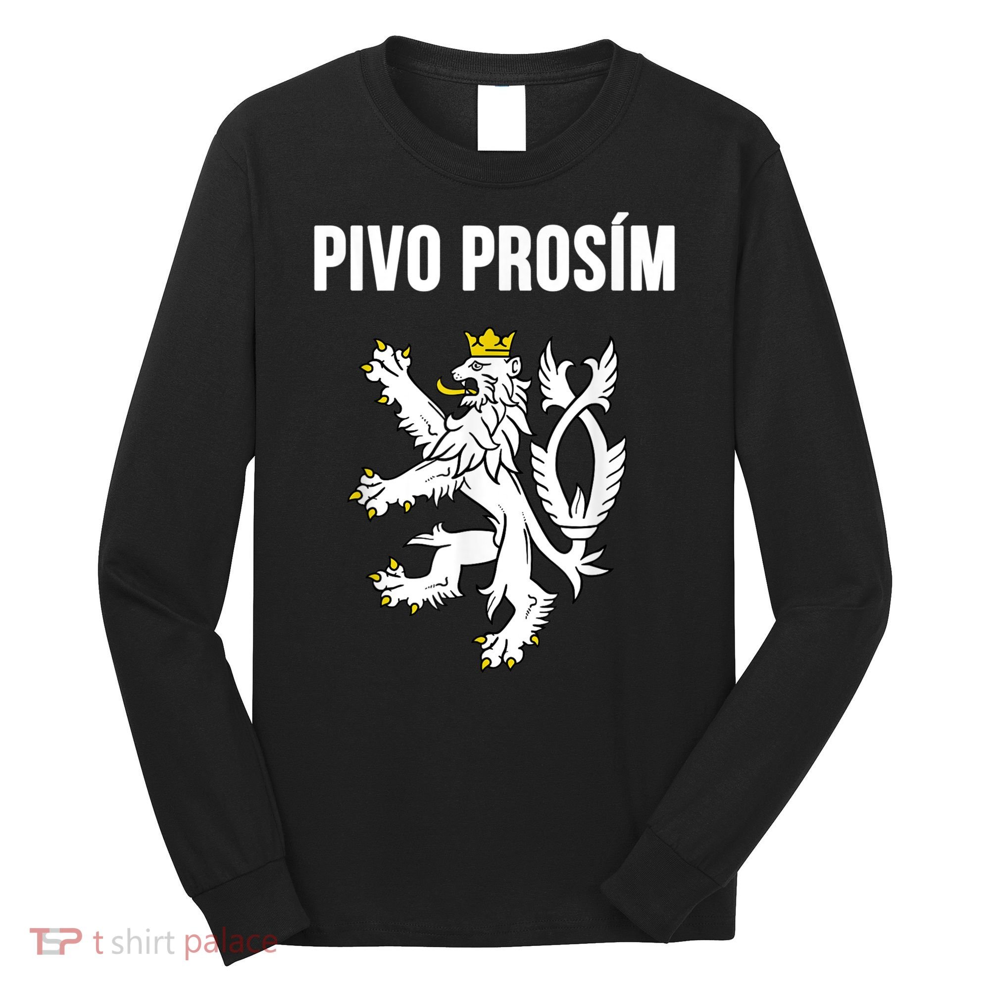 Beer Please In Czech Funny Czech Republic Souvenir Long Sleeve Shirt