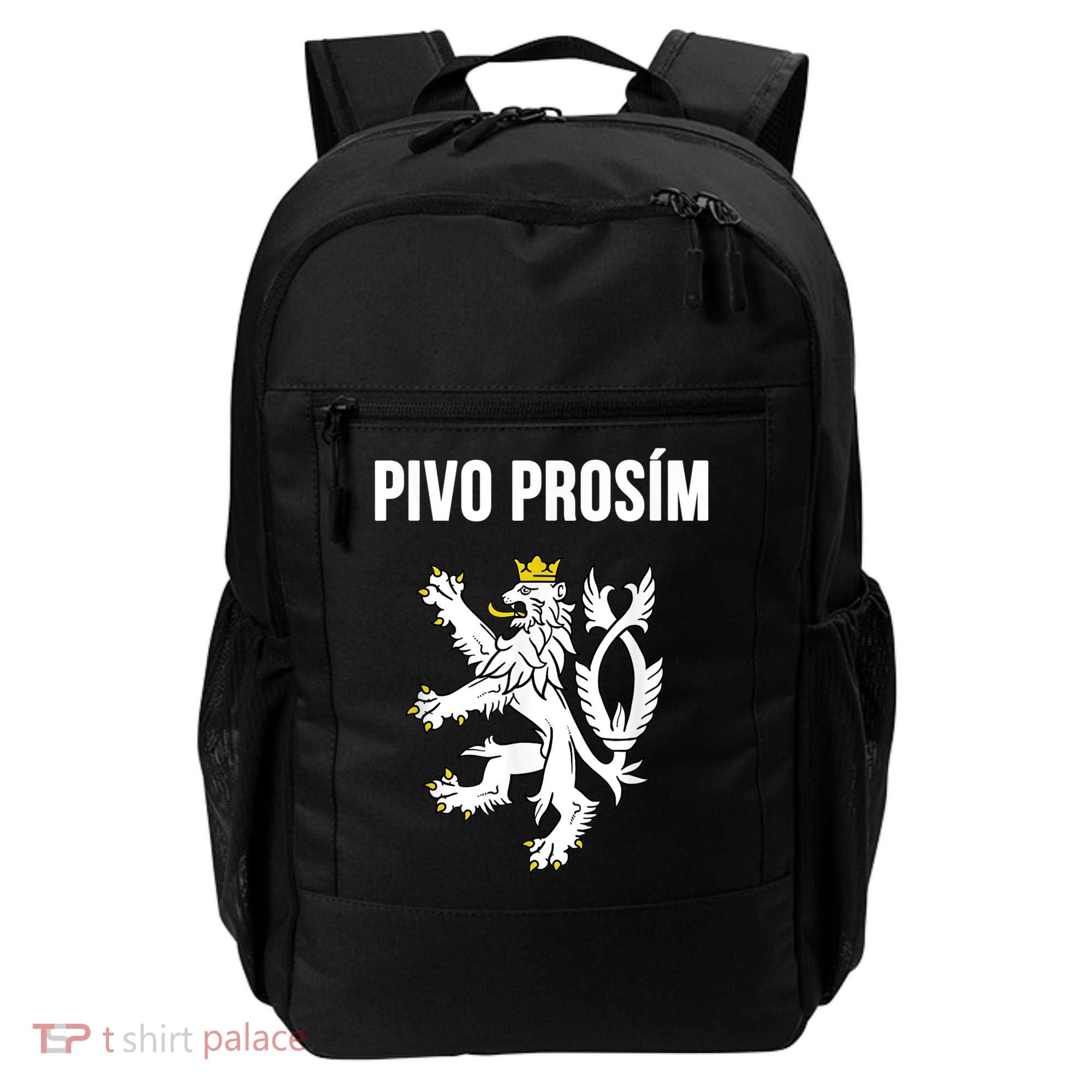 Beer Please In Czech Funny Czech Republic Souvenir Backpack