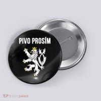 Beer Please In Czech Funny Czech Republic Souvenir Button thumb 0