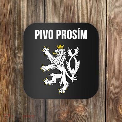 Beer Please In Czech Funny Czech Republic Souvenir Coaster
