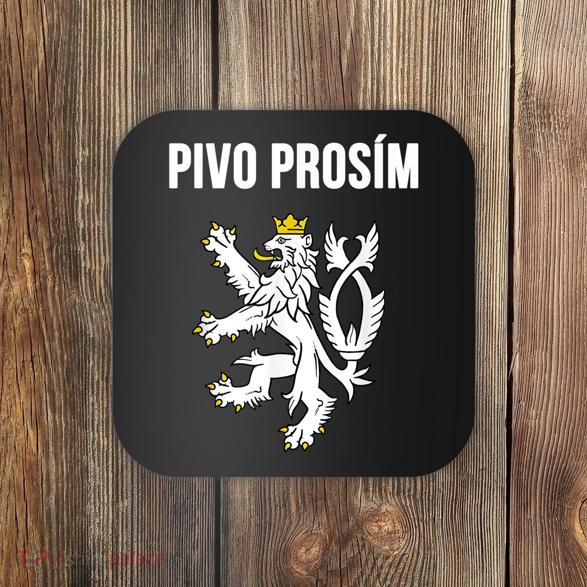 Beer Please In Czech Funny Czech Republic Souvenir Coaster