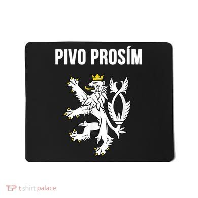 Beer Please In Czech Funny Czech Republic Souvenir Mousepad