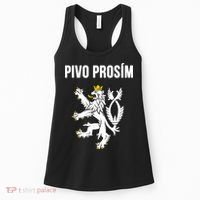 Beer Please In Czech Funny Czech Republic Souvenir Women's Tank Top thumb 0
