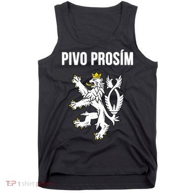 Beer Please In Czech Funny Czech Republic Souvenir Tank Top