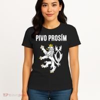 Beer Please In Czech Funny Czech Republic Souvenir Women's T-Shirt thumb 4