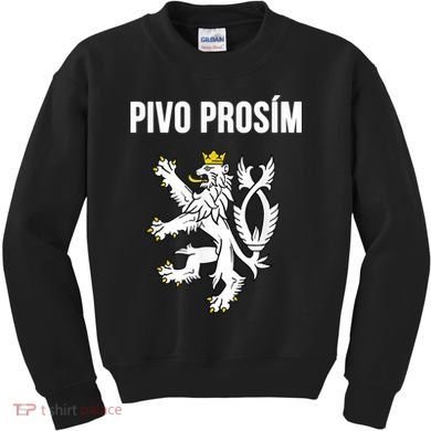 Beer Please In Czech Funny Czech Republic Souvenir Kids Sweatshirt