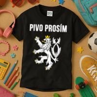 Beer Please In Czech Funny Czech Republic Souvenir Kids T-Shirt thumb 3