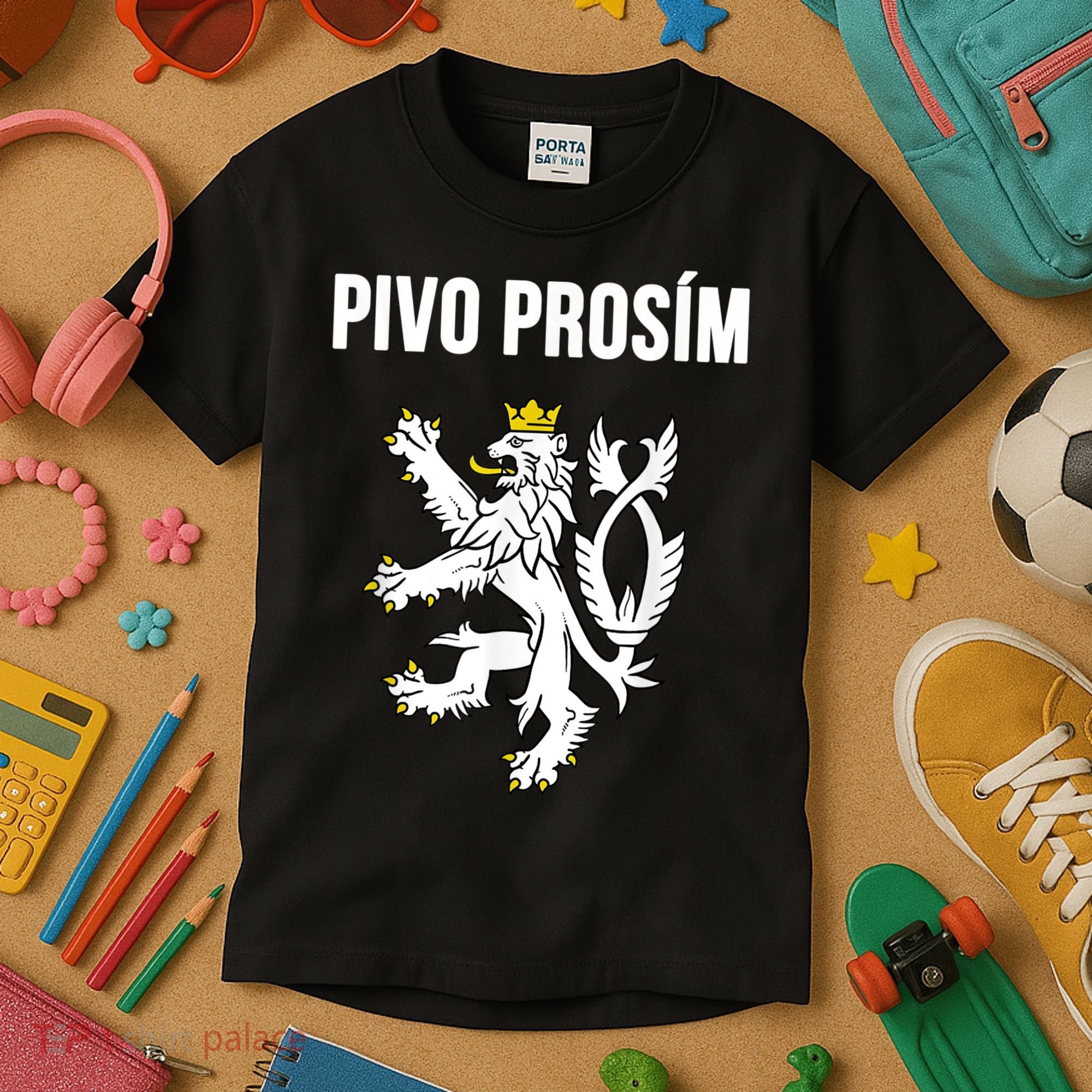 Beer Please In Czech Funny Czech Republic Souvenir Kids T-Shirt