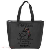 Bitch Please Im So Fucking Fabulous Funny Cool Unicorn Tote Bag thumb 0