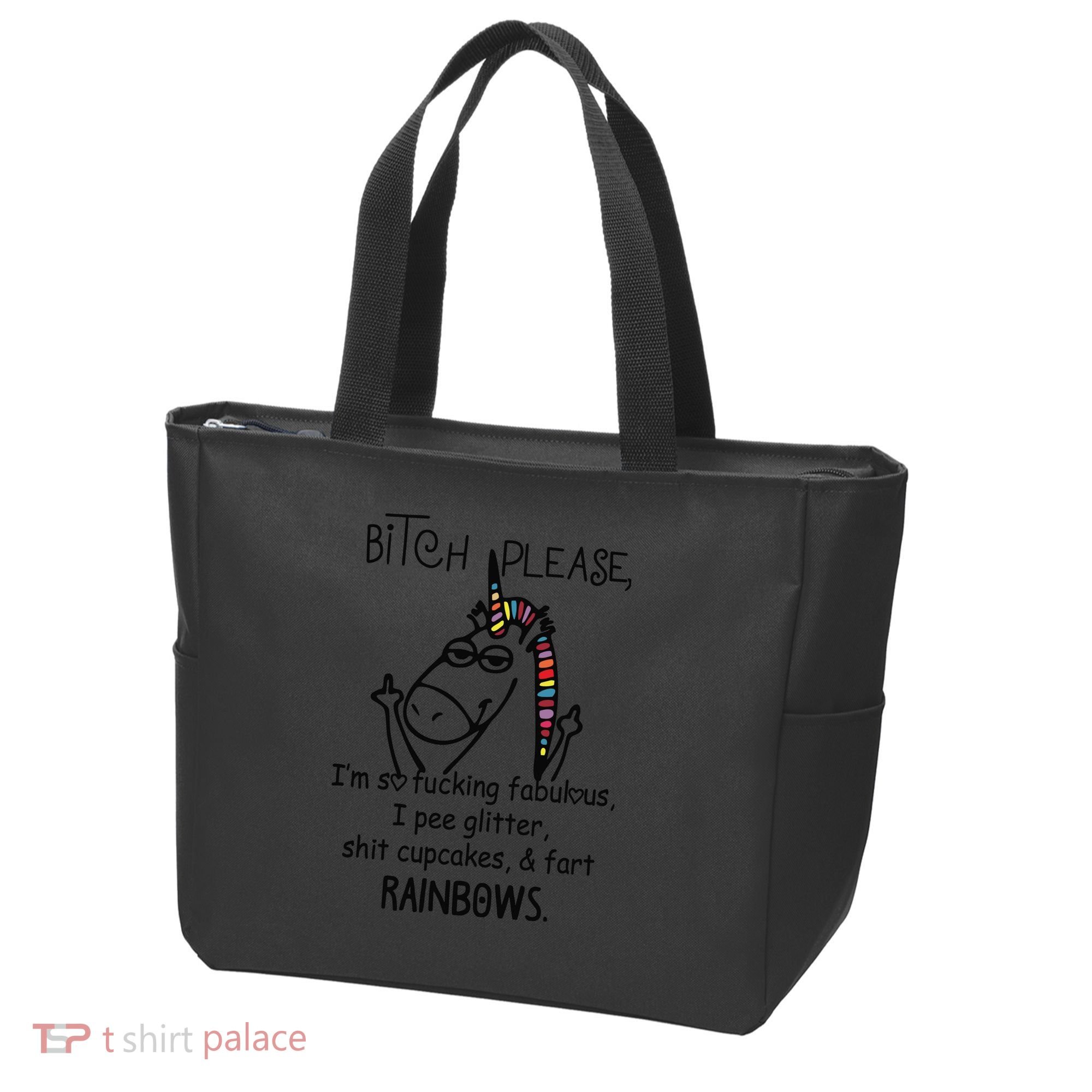 Bitch Please Im So Fucking Fabulous Funny Cool Unicorn Tote Bag