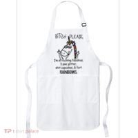 Bitch Please Im So Fucking Fabulous Funny Cool Unicorn Apron thumb 0