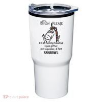 Bitch Please Im So Fucking Fabulous Funny Cool Unicorn Tumbler thumb 0