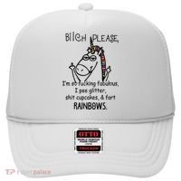 Bitch Please Im So Fucking Fabulous Funny Cool Unicorn Hat thumb 0