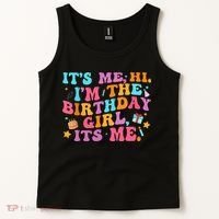 Birthday Party Its Me Hi Im The Birthday Tank Top thumb 2