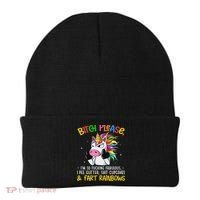Bith Please Im So Fuking Fabulous I Pee Fun Unicorn Beanie thumb 0