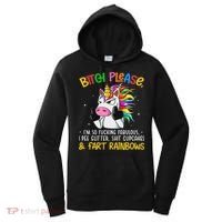 Bith Please Im So Fuking Fabulous I Pee Fun Unicorn Women's Hoodie thumb 0