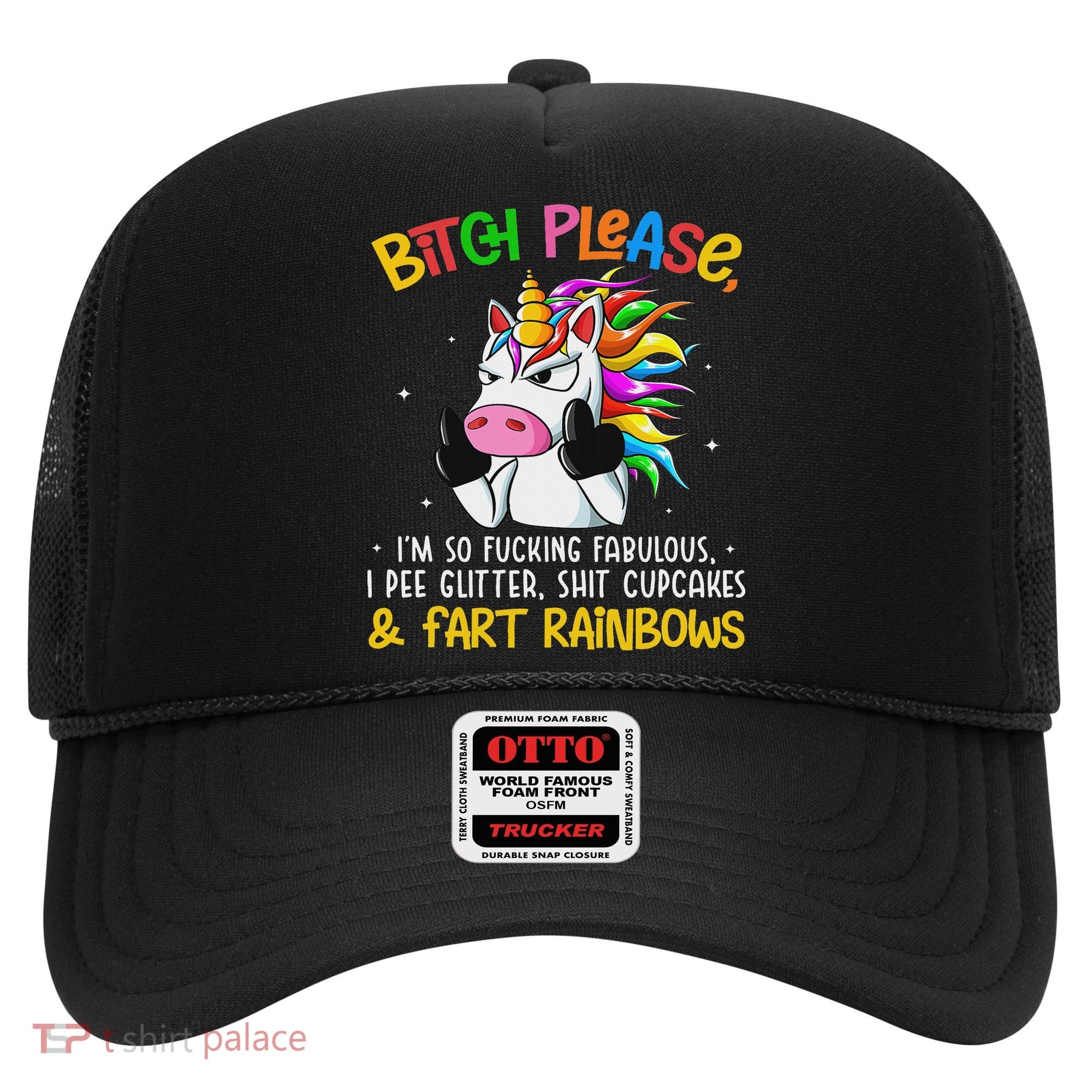 Bith Please Im So Fuking Fabulous I Pee Fun Unicorn Hat