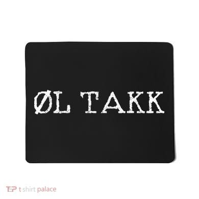 Beer Please In Norwegian Ol Takk Mousepad