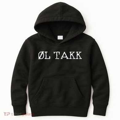 Beer Please In Norwegian Ol Takk Kids Hoodie
