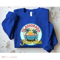 Beach Please Islamorada Florida Beach Spring Break Great Gift Sweatshirt thumb 2