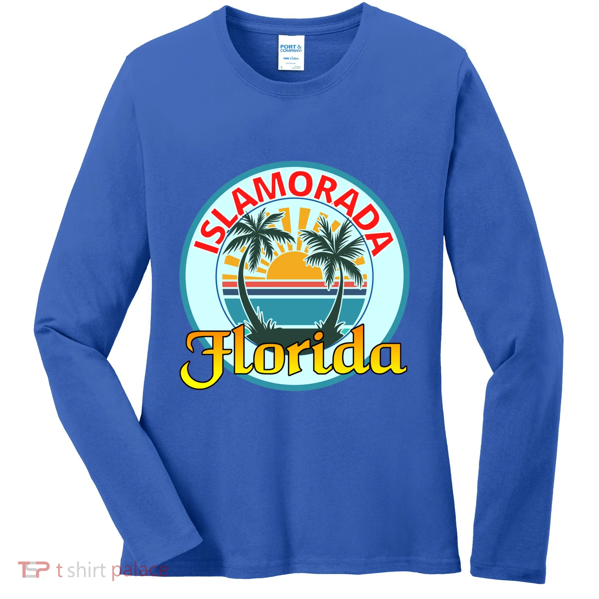 Beach Please Islamorada Florida Beach Spring Break Great Gift Women's Long Sleeve Shirt