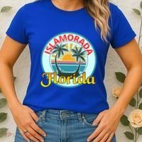 Beach Please Islamorada Florida Beach Spring Break Great Gift Women's T-Shirt thumb 2