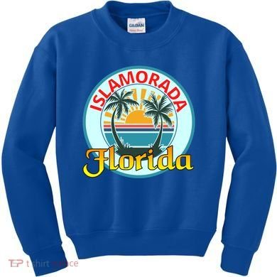 Beach Please Islamorada Florida Beach Spring Break Great Gift Kids Sweatshirt