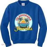 Beach Please Islamorada Florida Beach Spring Break Great Gift Kids Sweatshirt thumb 0