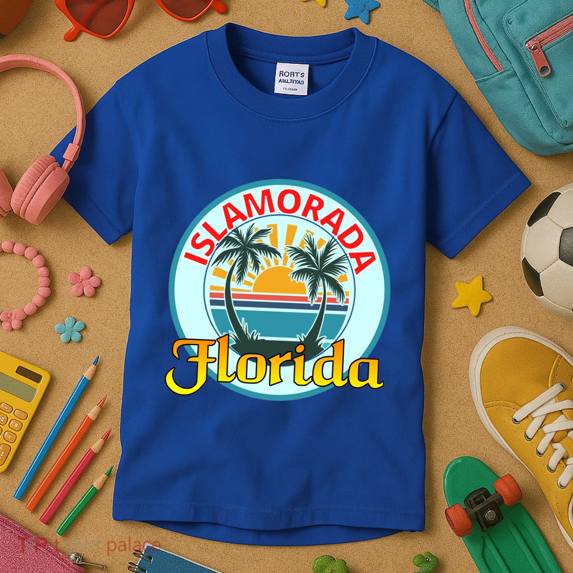 Beach Please Islamorada Florida Beach Spring Break Great Gift Kids T-Shirt
