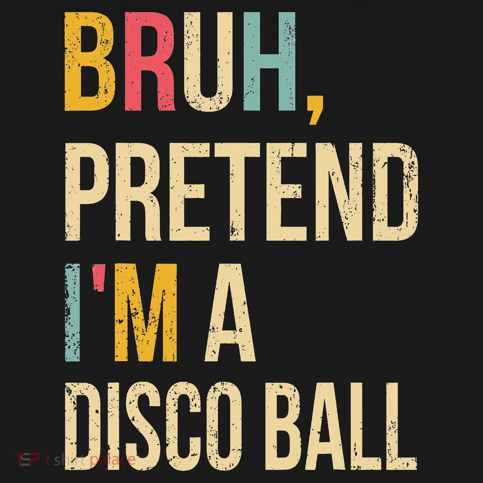Bruh Pretend I'm A Disco Ball Halloween Lazy Costume Diy Mousepad