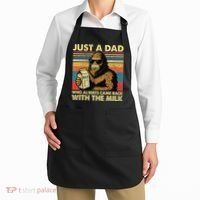 Bigfoot Papa Just A Dad Who Always Came Back With The Milk Apron thumb 2