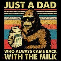 Bigfoot Papa Just A Dad Who Always Came Back With The Milk Coffee Mug thumb 5