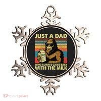 Bigfoot Papa Just A Dad Who Always Came Back With The Milk Ornament thumb 0