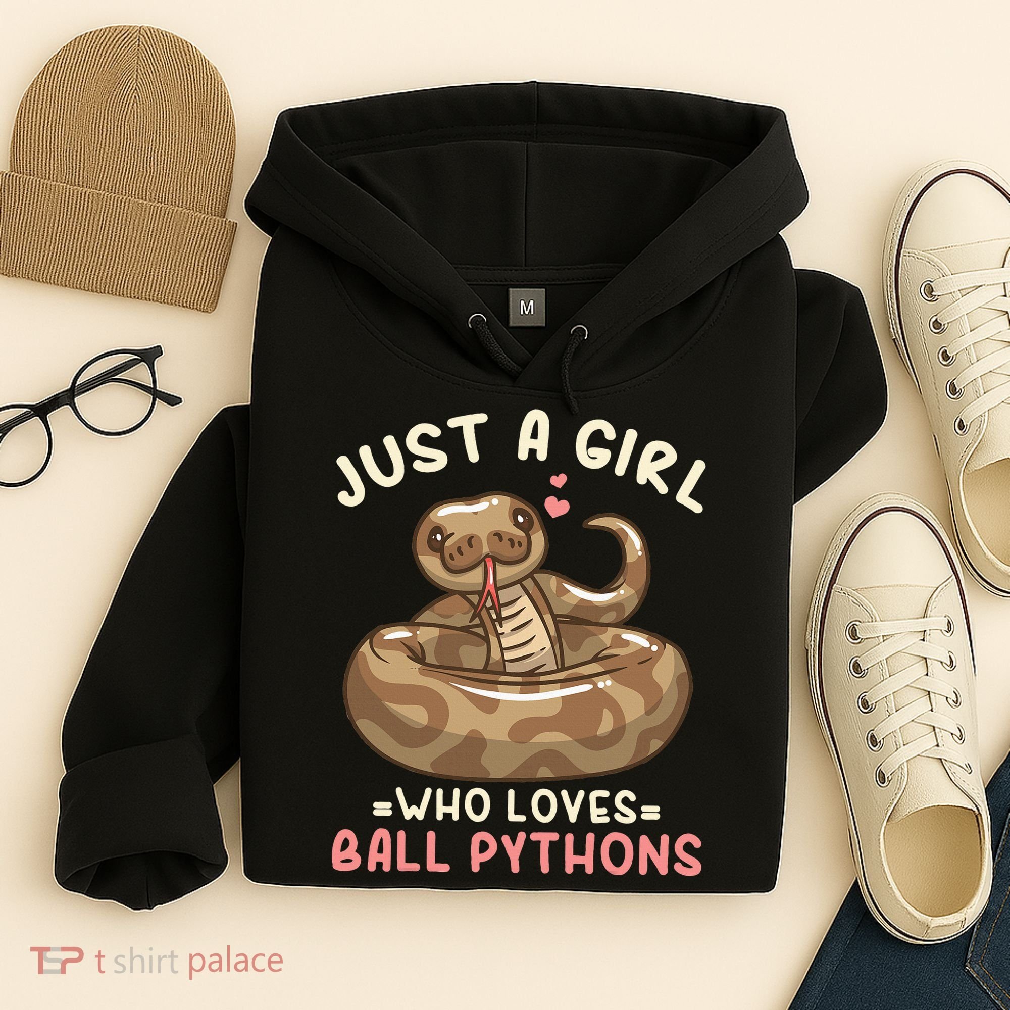 Ball Python Just A Girl Who Loves Ball Pythons Hoodie