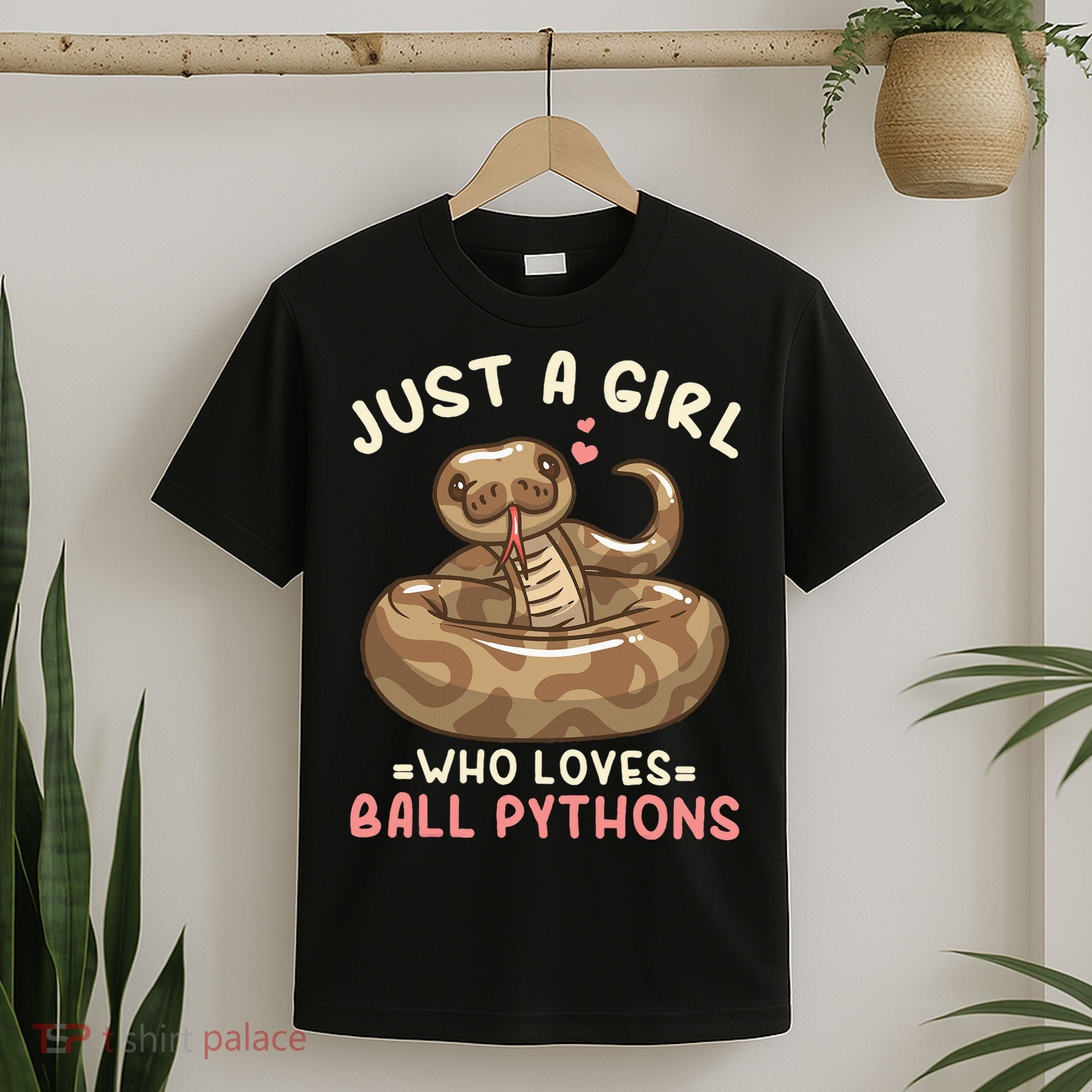 Ball Python Just A Girl Who Loves Ball Pythons T-Shirt
