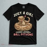 Ball Python Just A Girl Who Loves Ball Pythons T-Shirt thumb 5