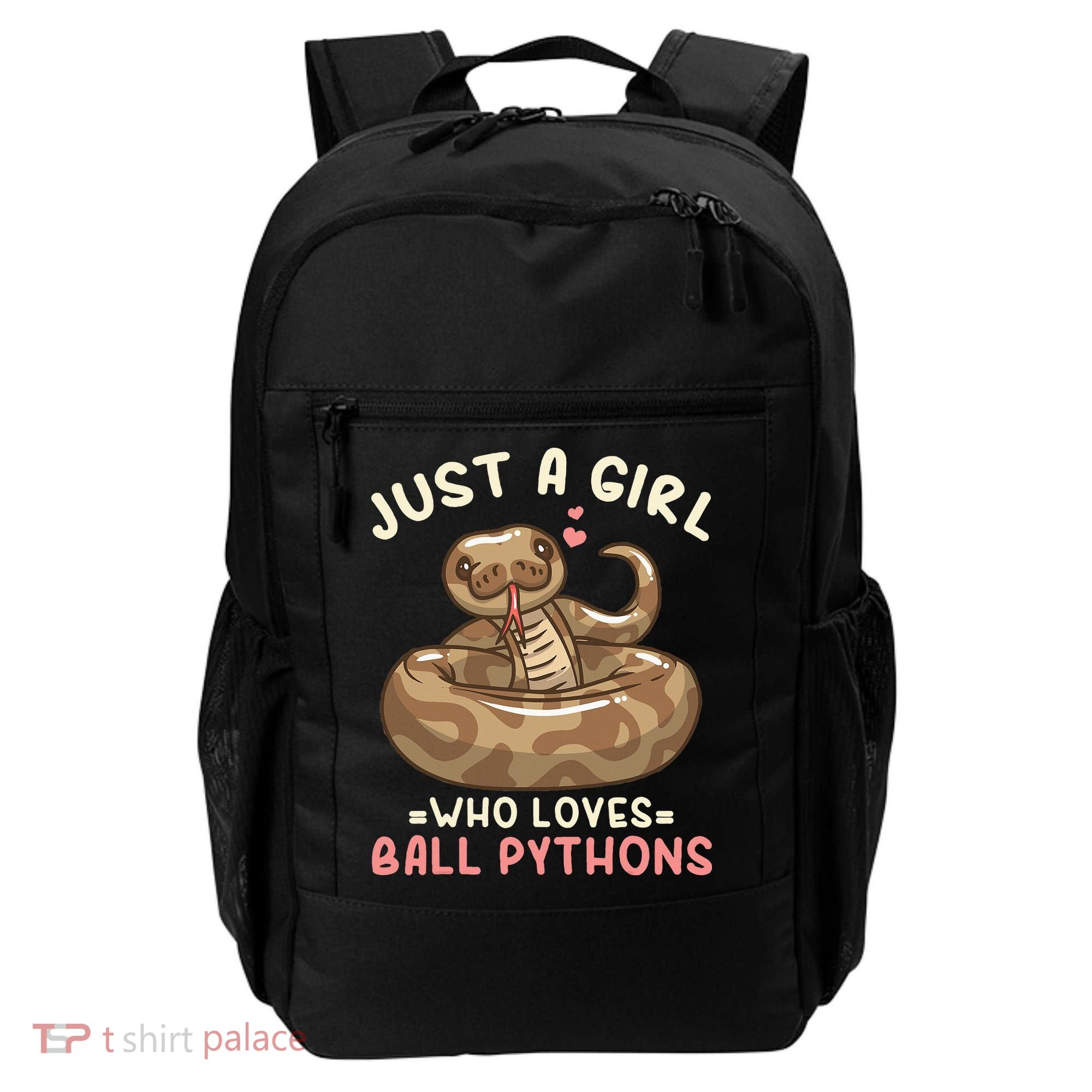 Ball Python Just A Girl Who Loves Ball Pythons Backpack