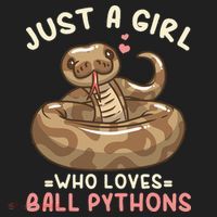 Ball Python Just A Girl Who Loves Ball Pythons Beanie thumb 2