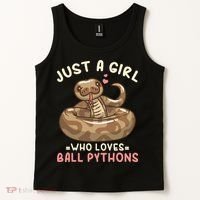 Ball Python Just A Girl Who Loves Ball Pythons Tank Top thumb 2