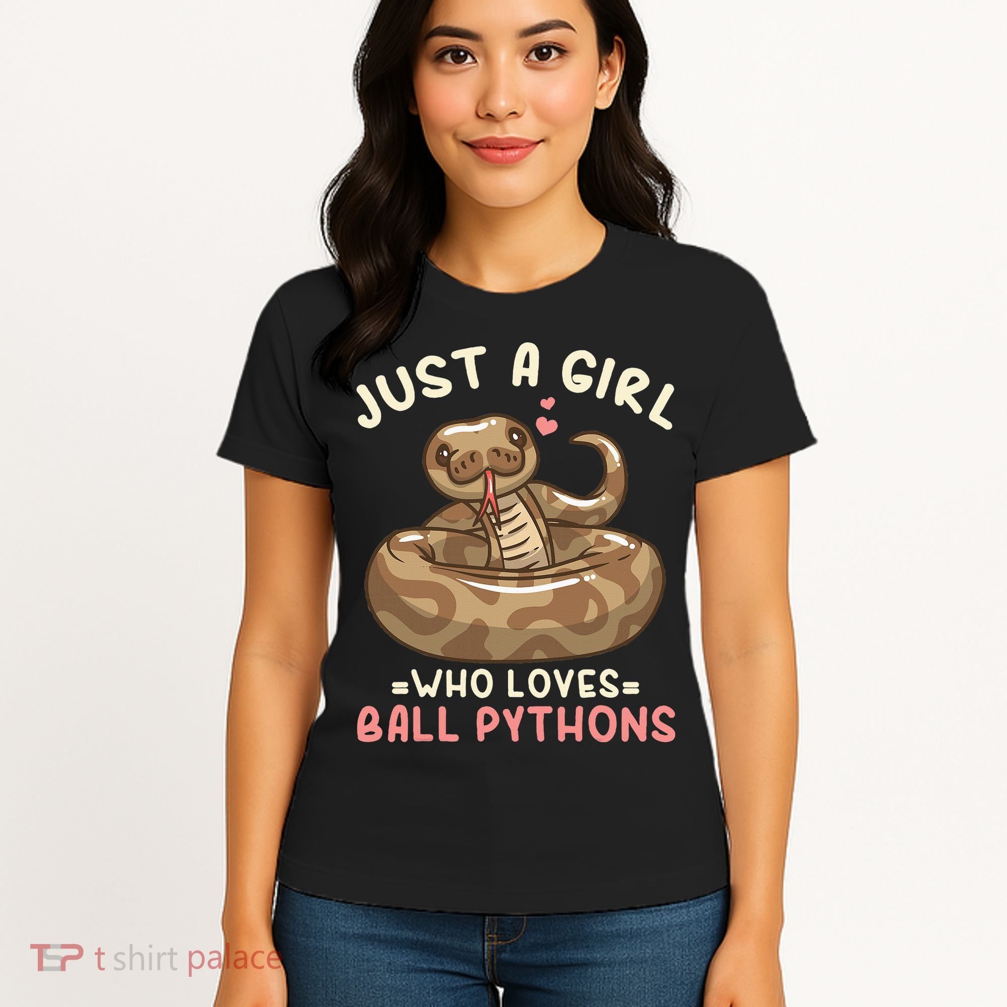 Ball Python Just A Girl Who Loves Ball Pythons Women's T-Shirt