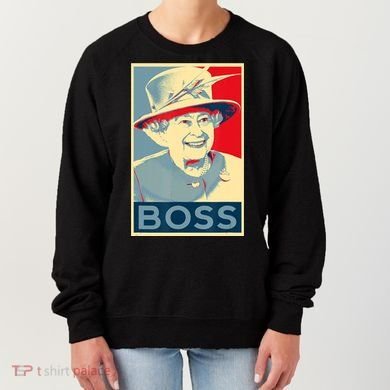 Boss Platinum Jubilee Queen Elizabeth Retro Women's Sweatshirt