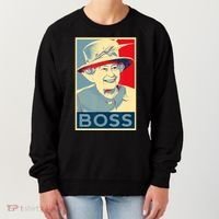 Boss Platinum Jubilee Queen Elizabeth Retro Women's Sweatshirt thumb 0