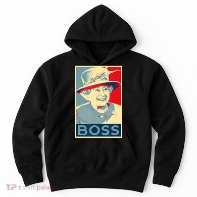 Boss Platinum Jubilee Queen Elizabeth Retro Hoodie