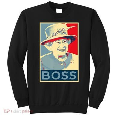 Boss Platinum Jubilee Queen Elizabeth Retro Sweatshirt