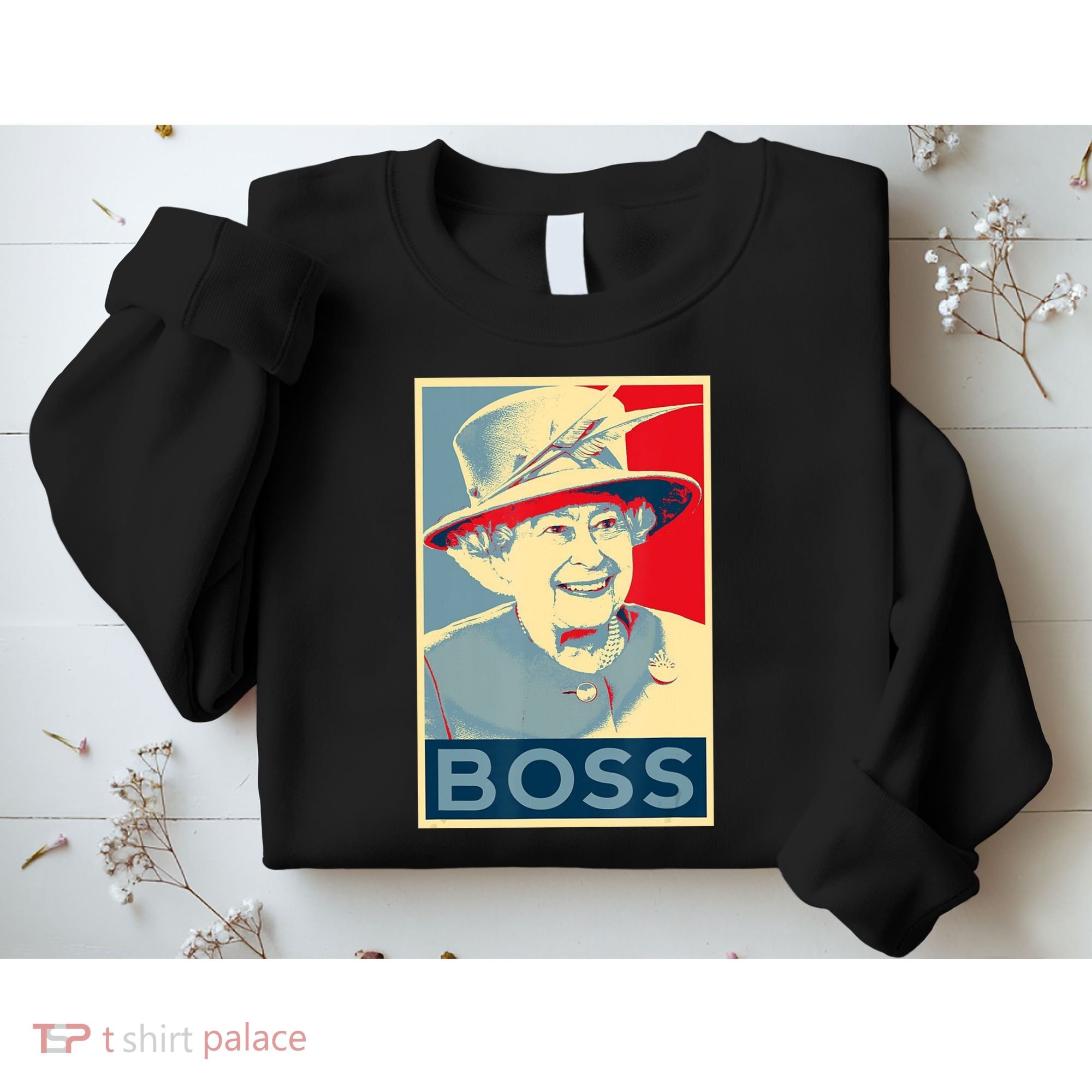 Boss Platinum Jubilee Queen Elizabeth Retro Sweatshirt
