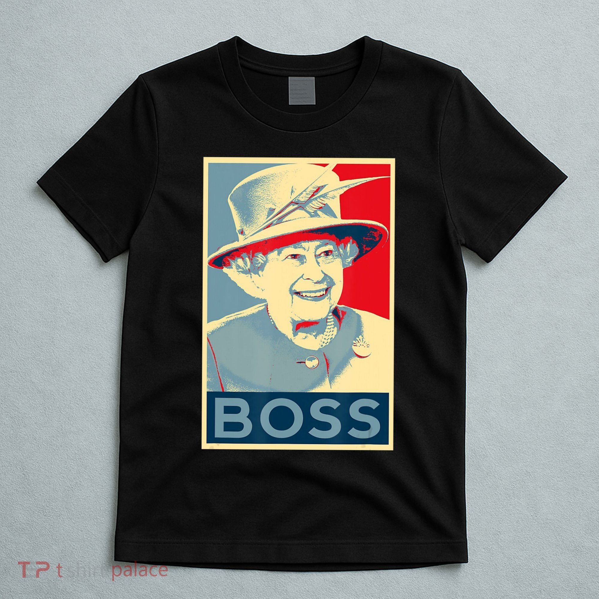 Boss Platinum Jubilee Queen Elizabeth Retro T-Shirt