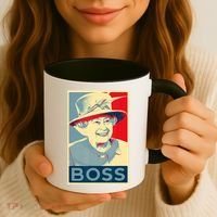 Boss Platinum Jubilee Queen Elizabeth Retro Coffee Mug thumb 3
