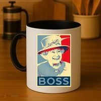 Boss Platinum Jubilee Queen Elizabeth Retro Coffee Mug thumb 4