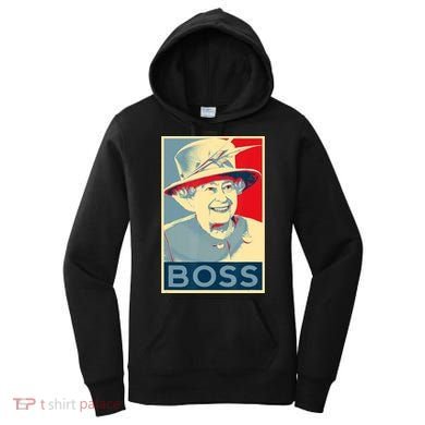 Boss Platinum Jubilee Queen Elizabeth Retro Women's Hoodie